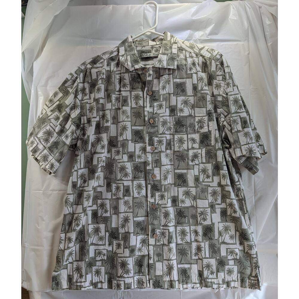Batik Bay Hawaiian Palm Tree Shirt Men's Large